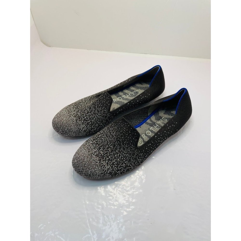 Rothy's Black and Gray Flats